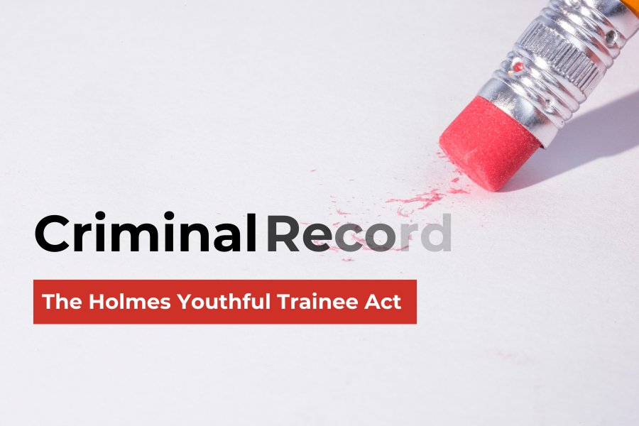 An eraser erases a criminal record in accordance with how the Michigan HYTA program works for young offenders.