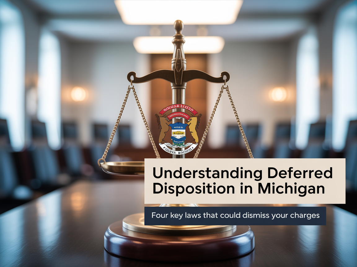 Understanding Deferred Disposition in Michigan: Four Key Laws That Could Dismiss Your Charges