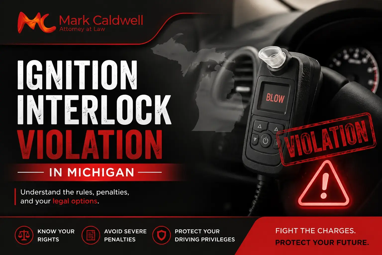 Ignition Interlock Violation in Michigan: What Happens If Your IID Reports a Problem?